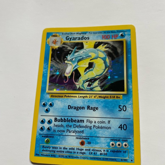 Gyrados Base Set - Picture 4 of 4